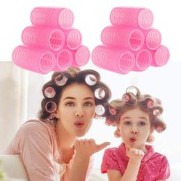 10Pcs Practical No Heat Hair Bang Roller Hair Curler Portable DIY Styling Tool