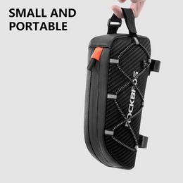 Bicycle Bag Mobile Phone Bag Front Top Frame Tube Bag Ultralight Portable Bike Parcel Big Capacity Pocket Cycling Accessories
