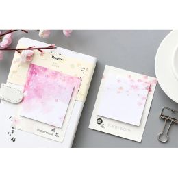 30pcs/pack Beautiful Cherry Blossom Notes Posted Seven Selected Stationery Memo Pad Paper Notes