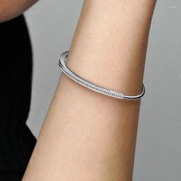 Bangle Classic Bracelet Fashion Charm Sterling Silver Open Fit Beaded Jewelry Gift