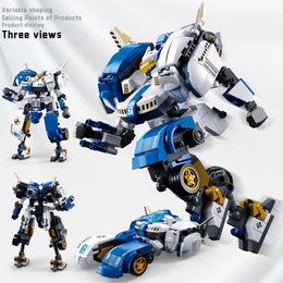 Sluban Building Block Toys Robot Alpha B1150 Rovers-Safety Pioneer 524PCS Bricks Mechanical Armour Compatbile With Leading Brands