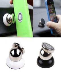 2 Colors Universal Magnetic Car Mount Holder 360 Multifunction Rotary Phone Magic Car Dash Holder Magic Stand Mount FFA119 25PCS5811139