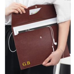 Folders A4 Large Capacity Document Storage Bag Waterproof File Bag Organiser Data Book File Pouch Bill Folder School Office Accessories