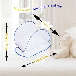 Portable Mosquito Head Net Foldable -Up Travel Mosquito Net For Bed Free Installation-Medium Size