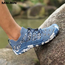 Antiskid Men Women Elastic Barefoot Breathable Aqua Shoe Comfortable Quick-Dry Water Shoes Upstream Beach Trekking Wading Shoe