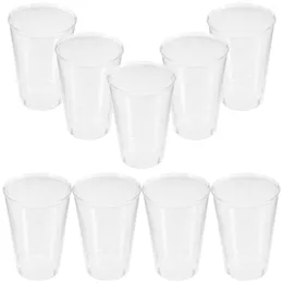 Wine Glasses 50 Pcs Plastic Cups Crystal Party Supplies Disposable Glassess Ceremony Reusable Water Tumbler