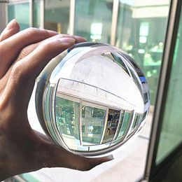 Transparent Crystal Ball Photosphere Photography Props Crystal Ball Lucky Handmade Glass Feng Shui Ornaments Tabletop Crafts