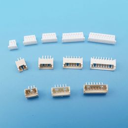 50Pcs JST 1.25mm Pitch 2/3/4/5/6/7/8/9/10Pin Male Female Connector Horizontal Straight Pin Header Housing Micro JST 1.25