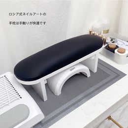 ANGNYA PU Leather Nail Hand Pillow With Mat Hand Rest for Nails Nail Art Table Manicure Table Hand Holder Arm Rest Stand Cushion
