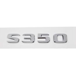 ABS Plastic S300L S320 S320L S350 Trunk Rear Logo Badge Emblem Sticker For Mercedes Benz S Class W126 W140 W220 W221 W222