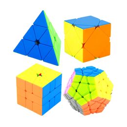 MoYu Bundle Mofangjiaoshi Meilong 2x2 3x3 4x4 5x5 Speed Cube Gift Box Professional Packaging Puzzle Cutting Classroom 4