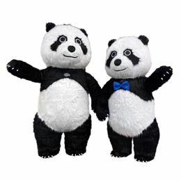 Giant China Panda Inflatable Costume Street Funny Mascot Costume Party Cosplay Plush Doll Inflatable