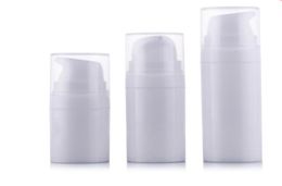 5ml 10ml 15ml White Airless Lotion Pump Bottle Empty disposable Sample and Test Container Cosmetic Packaging bottles tube2516284