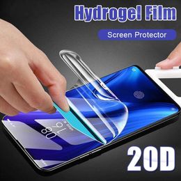 Protective Soft Hydrogel Film For VIVO X80 X70 Pro Plus X80 Lite Full Cover Screen Protector For VIVO S12 S15 IQOO 10 9 8 Pro