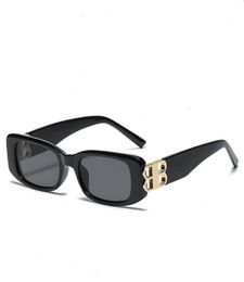 Arrival Futuristic RectangleLogo Sunglasses Women Men Uv400 Brand Designer Black Pink Leopard Small De Sol6716120