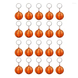 Decorative Figurines 100 Pack Basketball Ball Keychains For Party Favours Stress School Carnival Reward Sports Centrepiece