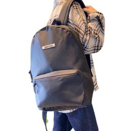 2021 Trendy men waist bags essentials bag Repeated line letter printing Men039s school Backpack Book bumbag handbag6139641