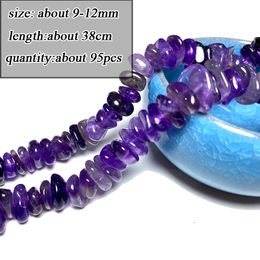 Wholesale Natural Amethysts Purple Quartz Stone Beads Round Faceted Rondelle Square Irregular for Jewellery Making Diy Bracelet