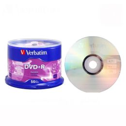 Discs Verbatim 4.7GB DVD+R Recordable 16X 120MIN 50Pcs/Barrel