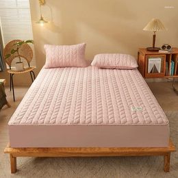 Pillow 2024 Pure Cotton Soft Quilte Mattress Cover Bed Pad Protector Not Included Pillowcase Thick Quilted