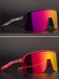 Oakleiesl 9463 Cycling Glasses Outdoor Sports Sunglasses Unisex Polarising Mirrors Fashion Trendy Windshields