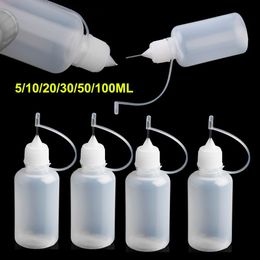 5pcs New Plastic Reuse Craft Tool Bottle Glue Applicator Paper Quilling Scrapbooking