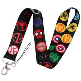 Cool Figures Card Holder Novel Neck Strap Lanyards Keychain Badge Holder ID Credit Card Cover Hang Rope Lariat Accessories Gifts