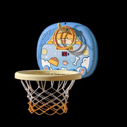 Kids Sports Toys Basketball Hoop Set with Balls & Ball Pump Hanging Type Scoring Outdoor Indoor Game for Children