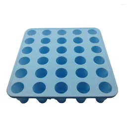 Baking Moulds Ice Making Mould Silicone Cube Tray With Lid For Summer Drinks 30 Cavities Tumble Shape Easy Release Refrigerator