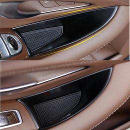 For Mercedes - Benz E Class E200 E260 E300 E320 W212 W213 C207 2009-2015 Car-styling Accessories Door Storage Box Organiser Tray