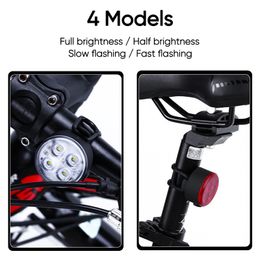 Bicycle Lights LED Rechargeable Bike Lamp Front Back MTB Bike USB Flashlight Taillight Headlight Flashlight Cycling Accessories
