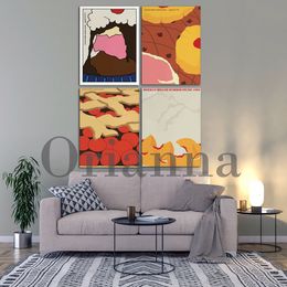 Abstract Watercolor Canvas Painting Hd Print Poster Modern Home Decorative Vintage Pop Modular Picture For Office Wall Artwork