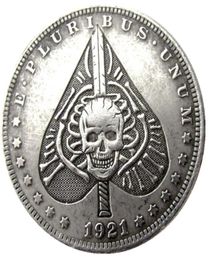 HB56 Hobo Morgan Dollar skull zombie skeleton Copy Coins Brass Craft Ornaments home decoration accessories6335991