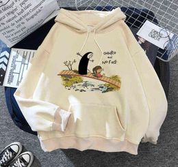 Kawaii Anime Funny Cartoon Studio Ghibli Totoro Hoodies Sweatshirt Men Women Harajuku Top Pullover Sportswear Casual Warm Hoody Y11733813
