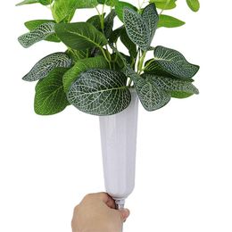 New Best Quality PVC Grave Cemetery Vase With Earth Spike Flower Holder For Placing Fresh Artificial Floral Garden Supplies