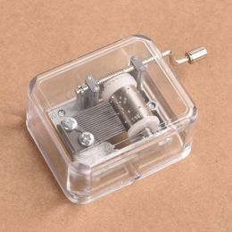 Hand-cranked Music Box Transparent Moving Castle Music Box You Are My Sunshine Music Box For Birthday Christmas New Year Gift