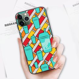 Mexico Taco Bell Phone Case for iPhone 14 13 12 11 XS X 8 7 6 Plus Mini Pro Max SE 2022 Black Soft Phone Cover Funda