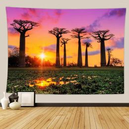 Tapestries Aggcual Beautiful Natural Scenery Tapestry Wall Hanging 3d Printed Aesthetic Room Decor Mural Beach Towel Bedspreads Mat Tap125