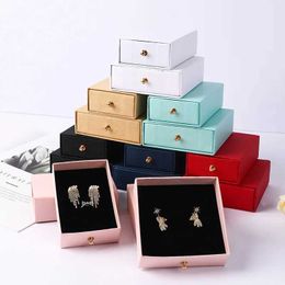 Jewellery Boxes 10 drawer boxes Customised Jewellery boxes ring necklaces exquisite cowhide Jewellery boxes packaging earrings display wedding ring boxes