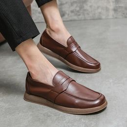 Casual Shoes Classic Stylish Men Dress Business Style Party Leather Formal Wedding Shoe Flats Oxfords Loafers