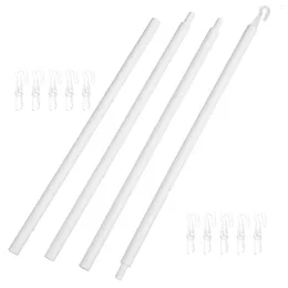 Hangers Venetian Blind Rod Plastic For Replacement Drapery Pull Curtain Stick Wand Rods With Hook Vertical Repair Drapes