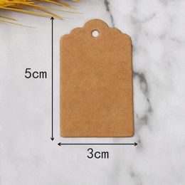 Kraft Paper Tags Card Gifts Bags Hang Labels Blank Gift Tags for Wedding Birthday Baby Shower Party Packaging Supplies 100pcs