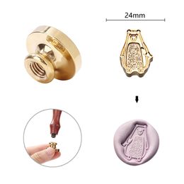 3D Exquisite Relief Wax Seal Stamp Vintage Craft Sealing Stamp Head For Cards Envelopes Wedding Invitations Gift Packaging