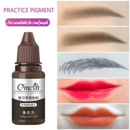 15ml Tattoo Ink Permanent Makeup Lip Eye Eyeliner Line Tattoo Pigment Microblading Color Pigment For Tattoo Ink Useful
