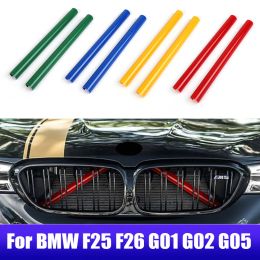 For BMW X3 G01 F25 X4 G02 F26 X5 G05 2011 - 2016 2017 2018 2019 2020 2021 2022 Car Front Grille Trim Strips Cover Accessories