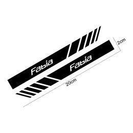 For Skoda Octavia 2 Fabia Scala Superb Citigo Karoq Kamiq Kodiaq Rapid Roomster Car Rearview Mirror Stickers Decor Accessories