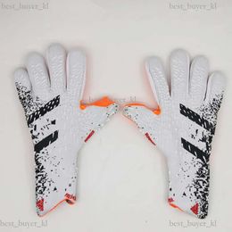 Designer de 4 mm Novo goleiro luvas de proteção de dedo Profissional masculino luvas de futebol adultos crianças mais grossas luvas de futebol de goleiro 231