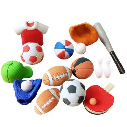 Eraser 50 Pcs Soccer Themed Birthday Party Favor Bulk Pencils Kids Creative Eraser Bulk Erasers Kids Birthday Present Stationery Tool