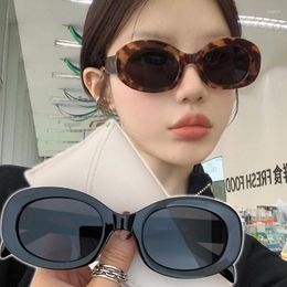 Sunglasses Retro Style Big Oval Women Fashion Colorful Mirror Punk Sports Outdoor Sunscreen Glasses Eyewear Goggles