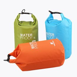 2/5/10/15L Waterproof Bag Dry Pack Swimming Sack Phone Wallet Storage Handbag Rafting Kayaking River Trekking Water Bags XA9WA